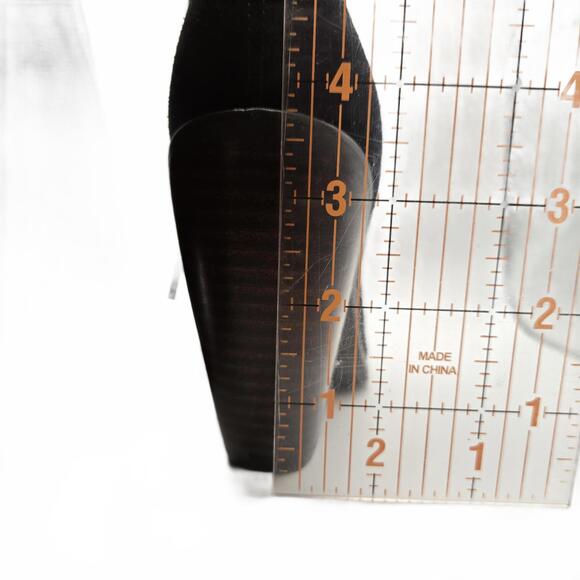 Sam Edelman Agnes Black Suede Western Booties Pointed Toe Block Heel Women’s 6M - Picture 5 of 8